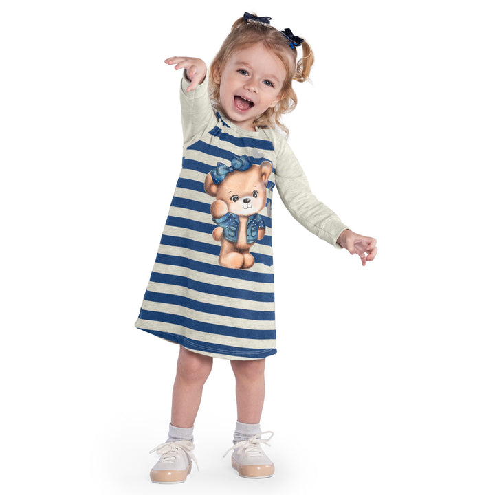 vestido de rayas osito