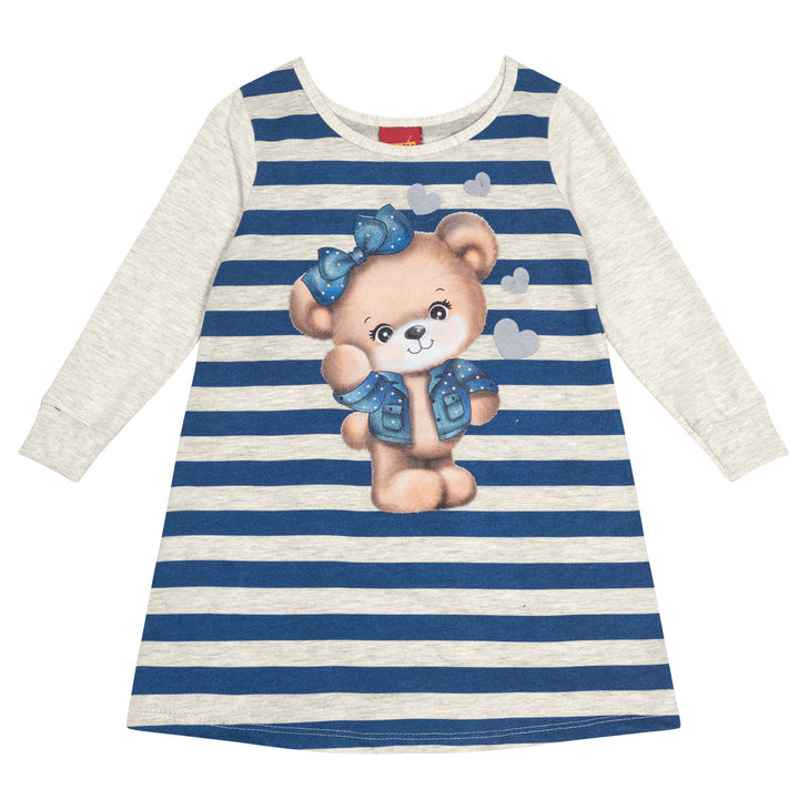 vestido de rayas osito