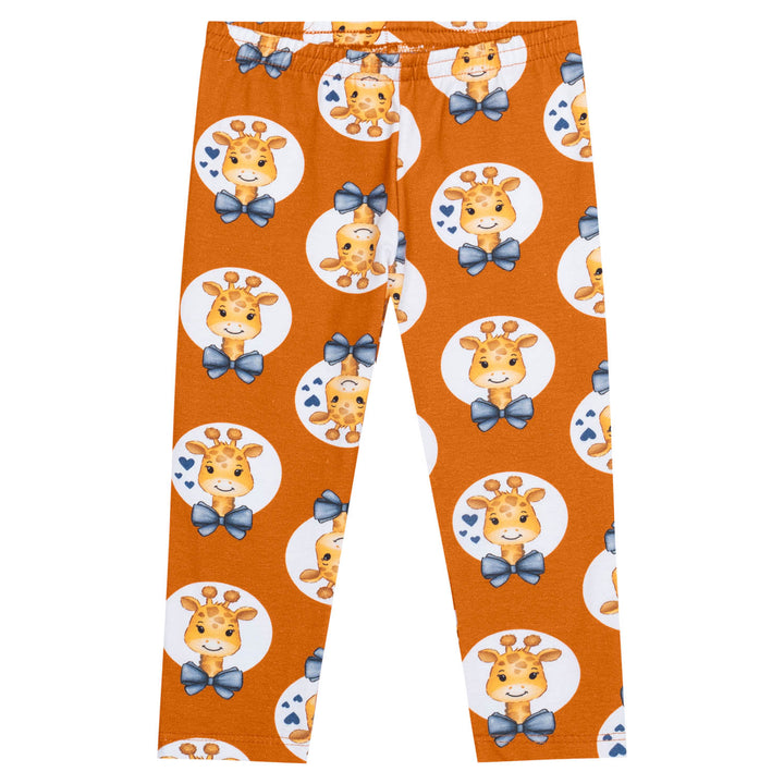 Conjunto camiseta volantes leggins jirafa