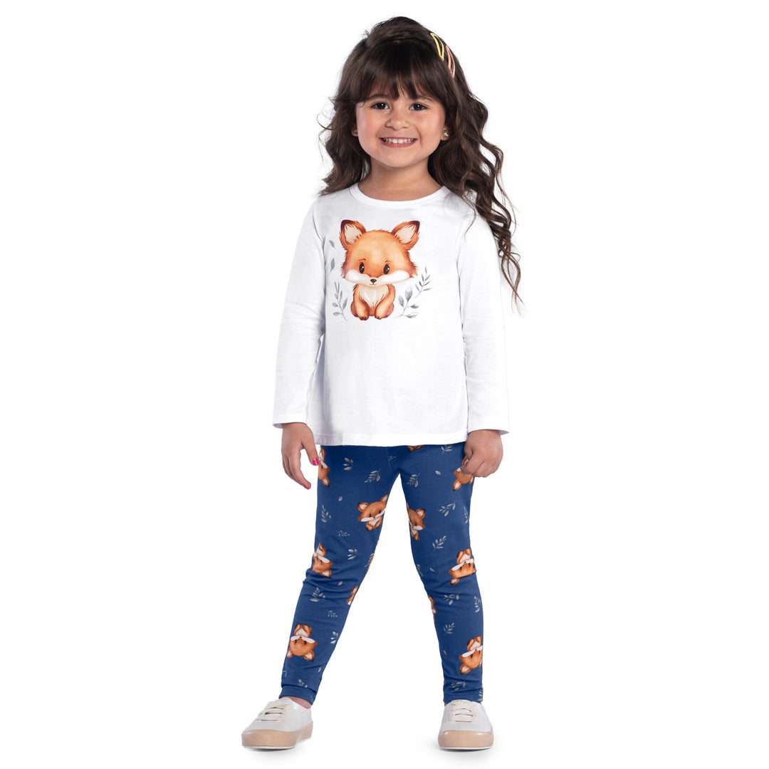 conjunto camiseta leggins zorrito