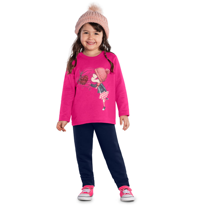 conjunto camiseta pantalon corazon