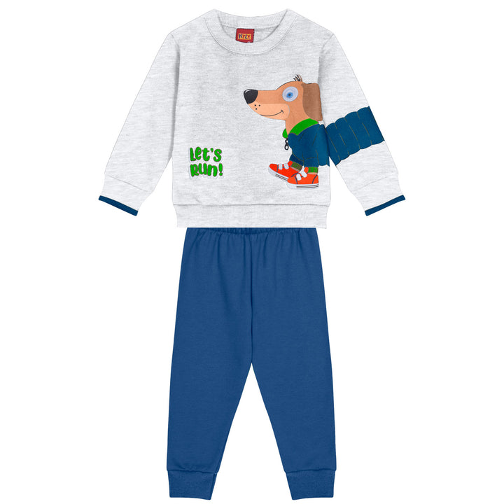 conjunto sudadera pantalon perro salchicha