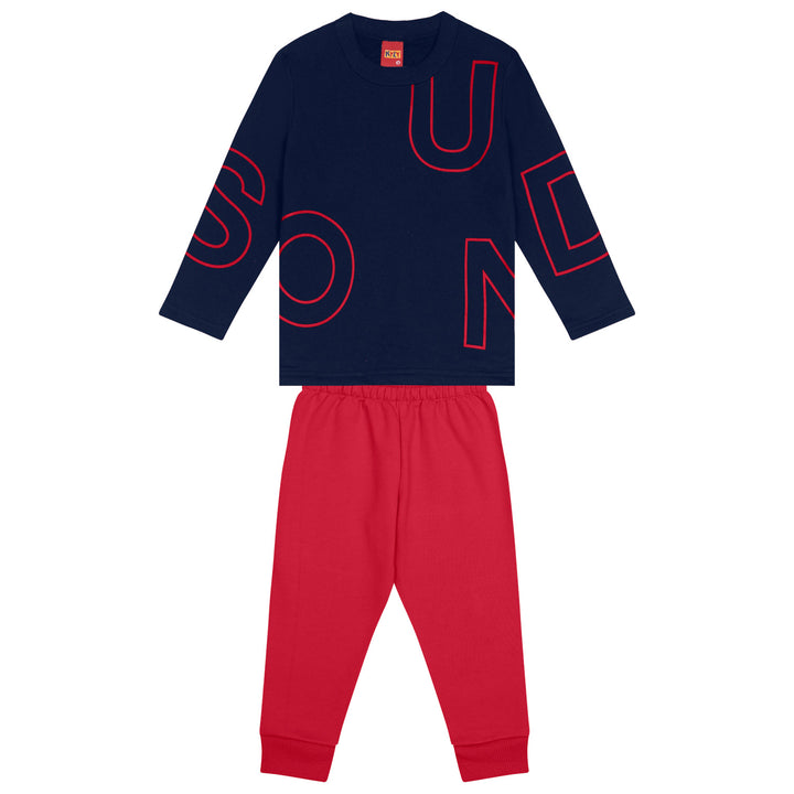 Conjunto sudadera pantalon letras