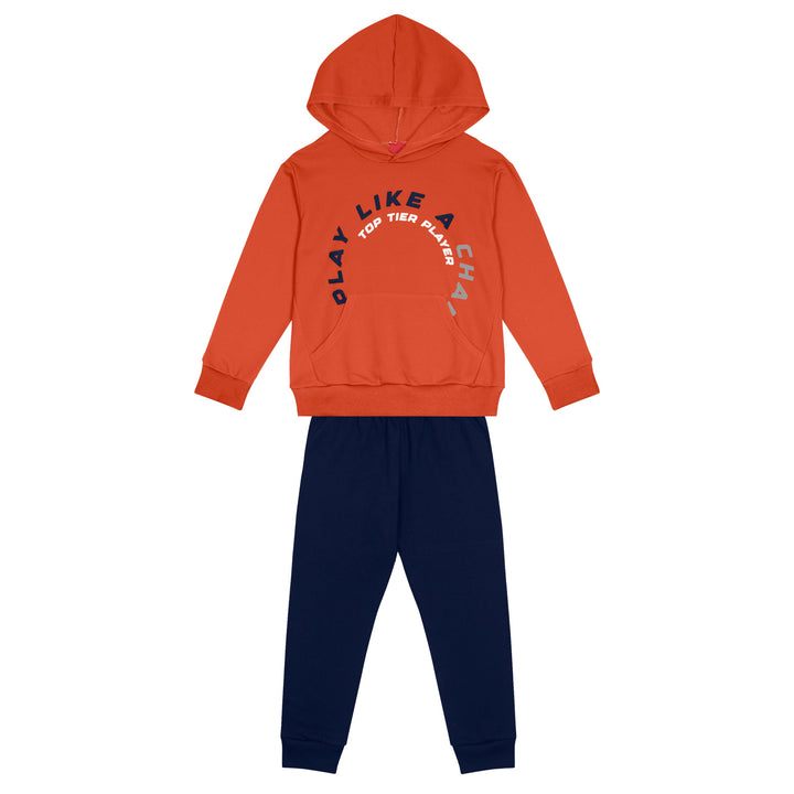 conjunto sudadera con gorro pantalon  player