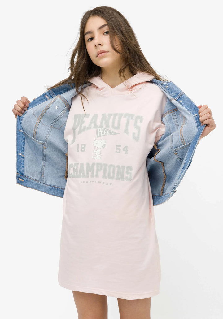 vestido con capucha snoopy