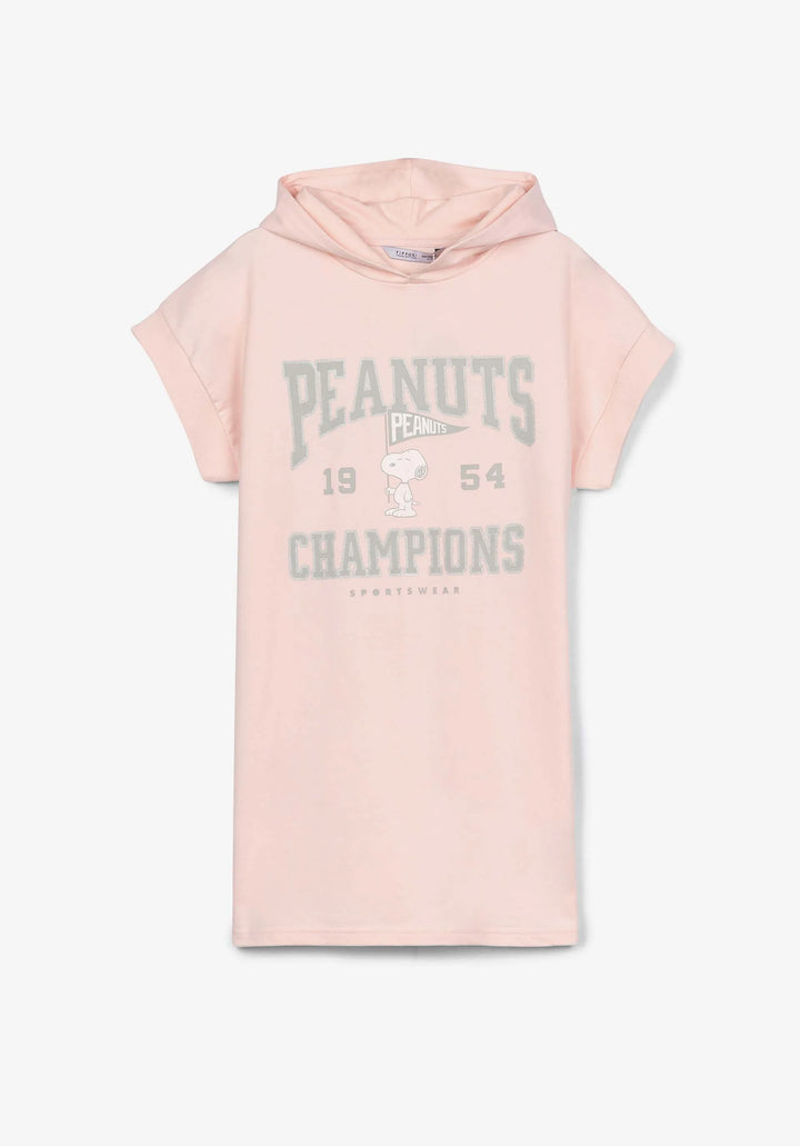 vestido con capucha snoopy