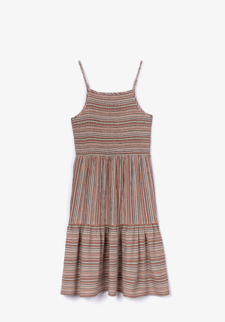 vestido rayas con elastico nervo