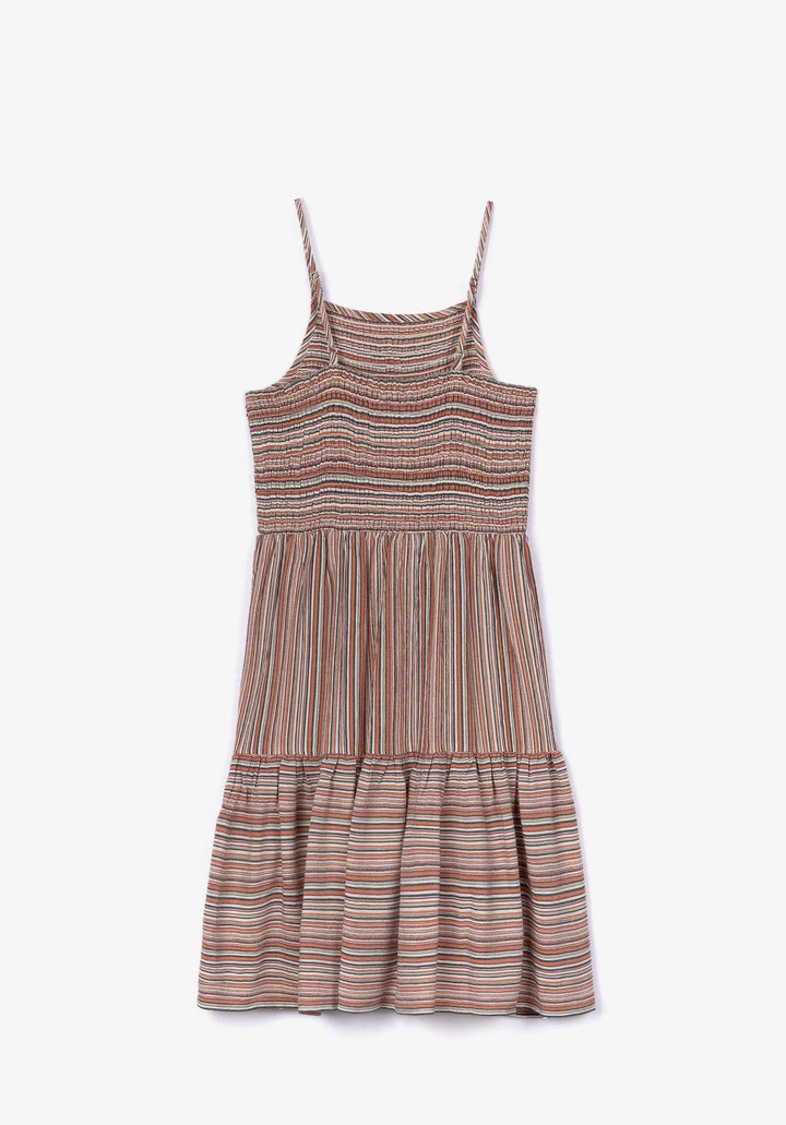 vestido rayas con elastico nervo