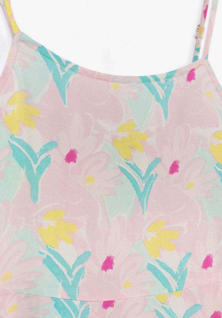 Vestido estampado floral tiffosi