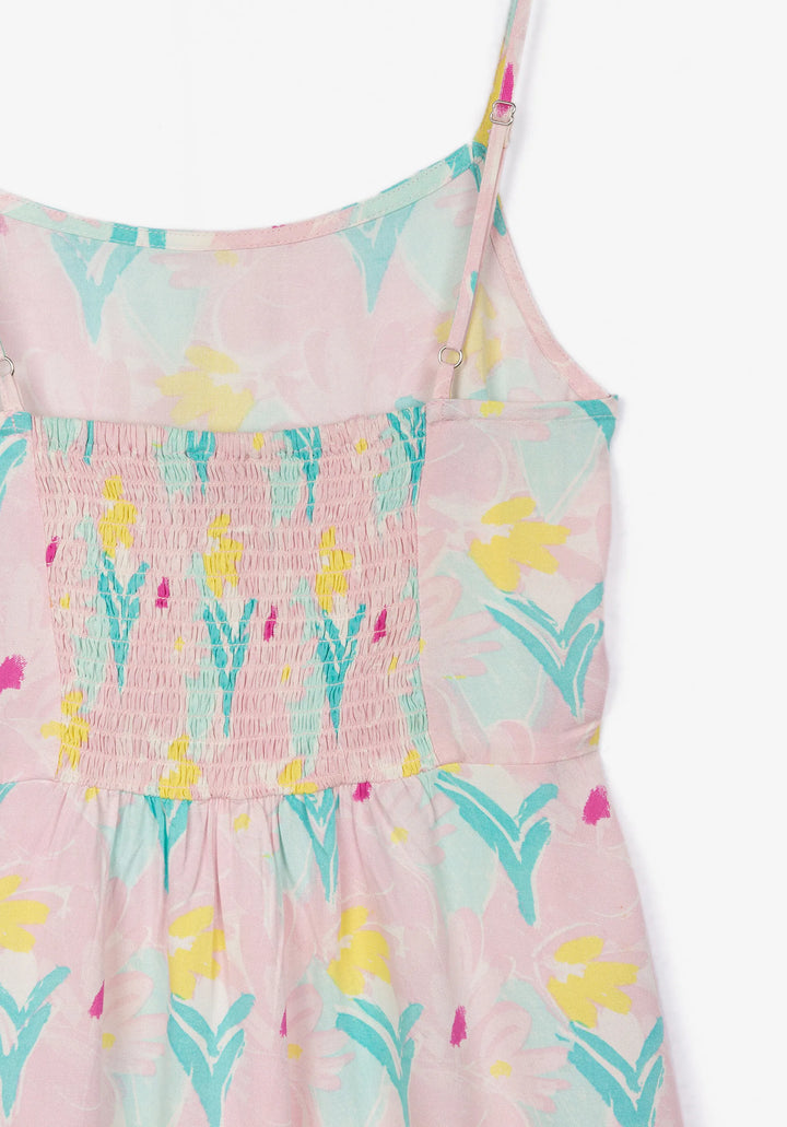 Vestido estampado floral tiffosi