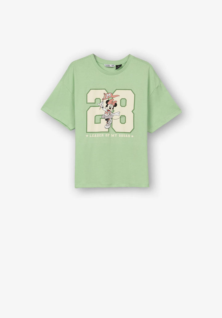 Camiseta Manga Corta  Mickey y Minnie Mouse