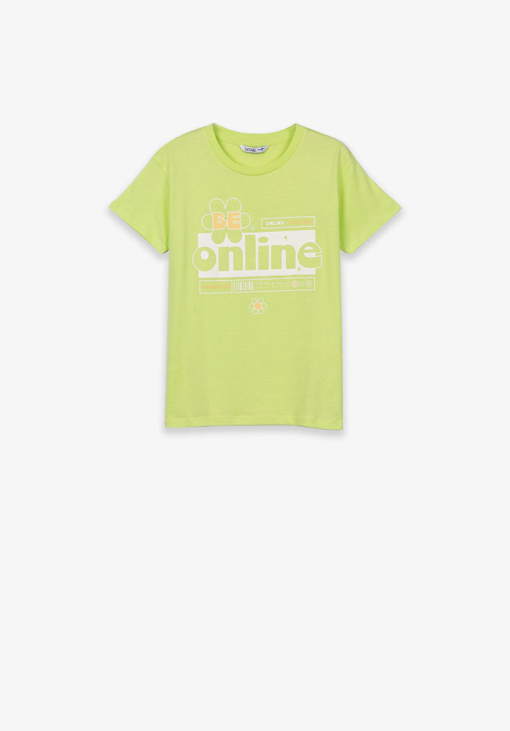 Camiseta Manga Corta Cat