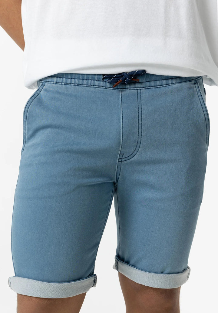 Bermuda vaquera Indigo knit Short