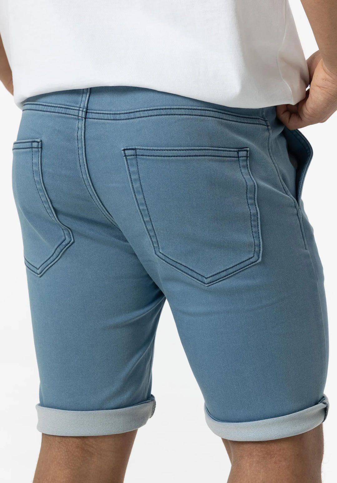 Bermuda vaquera Indigo knit Short