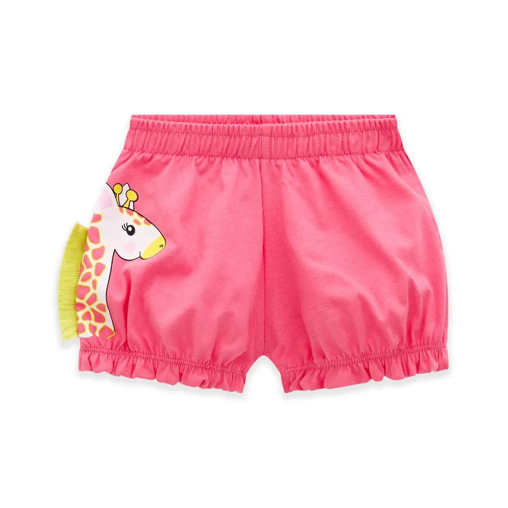 Conjunto niña Kyly jirafa Blusa + Pantalón Corto