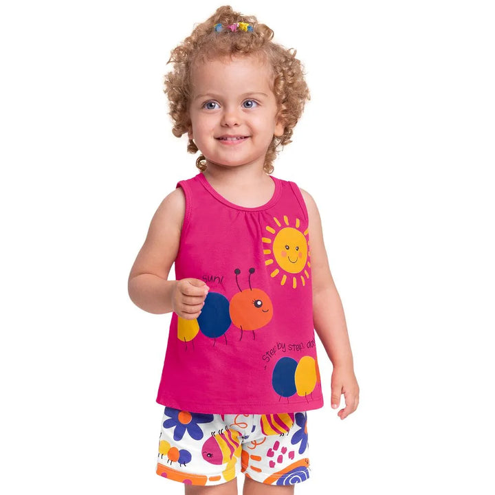 Conjunto niña Kyly Blusa + Pantalón Corto