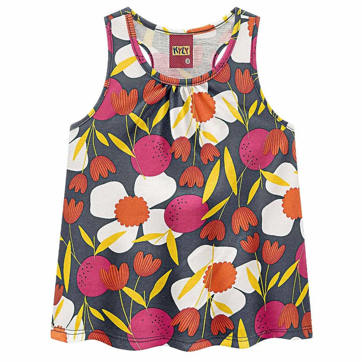Conjunto niña Kyly flower Blusa + Pantalón Corto