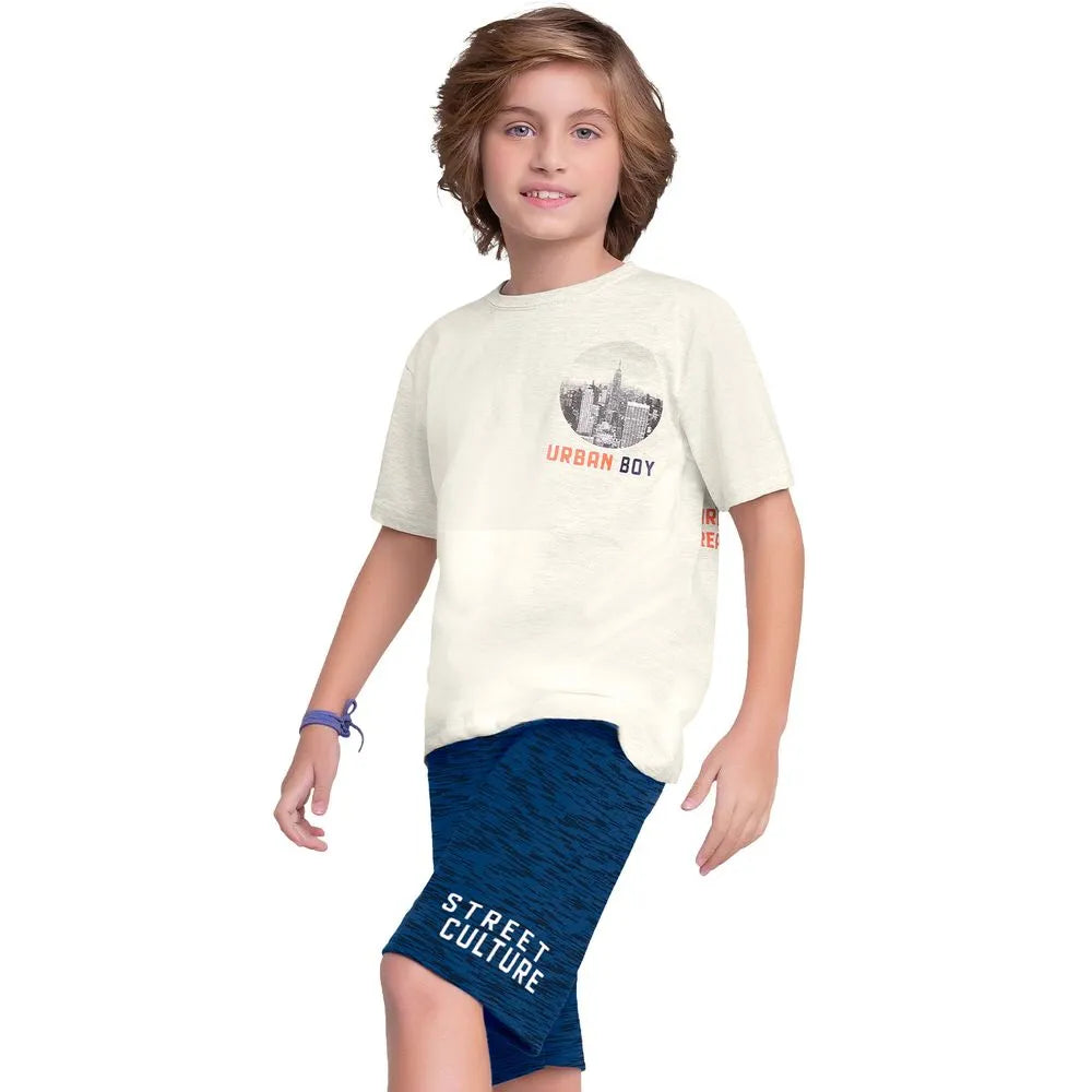 Conjunto Niño Kyly urban Camiseta + Pantalón Corto