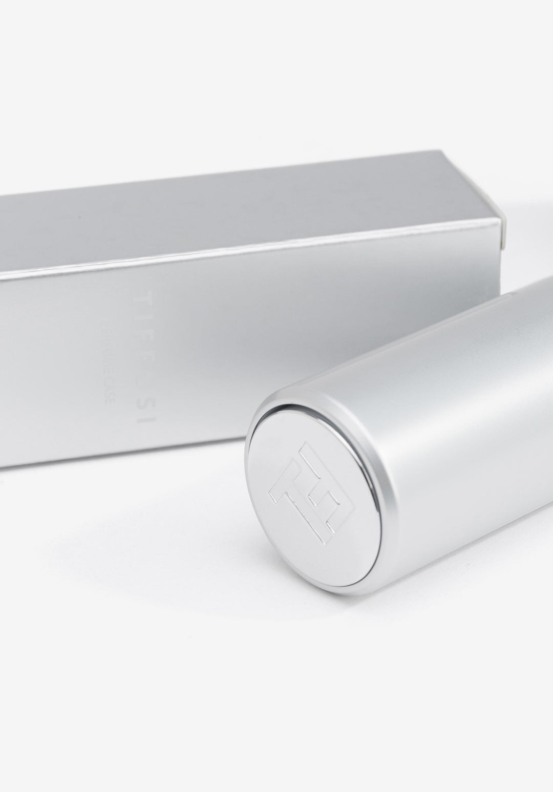 Porta Perfumes Recargable case plata