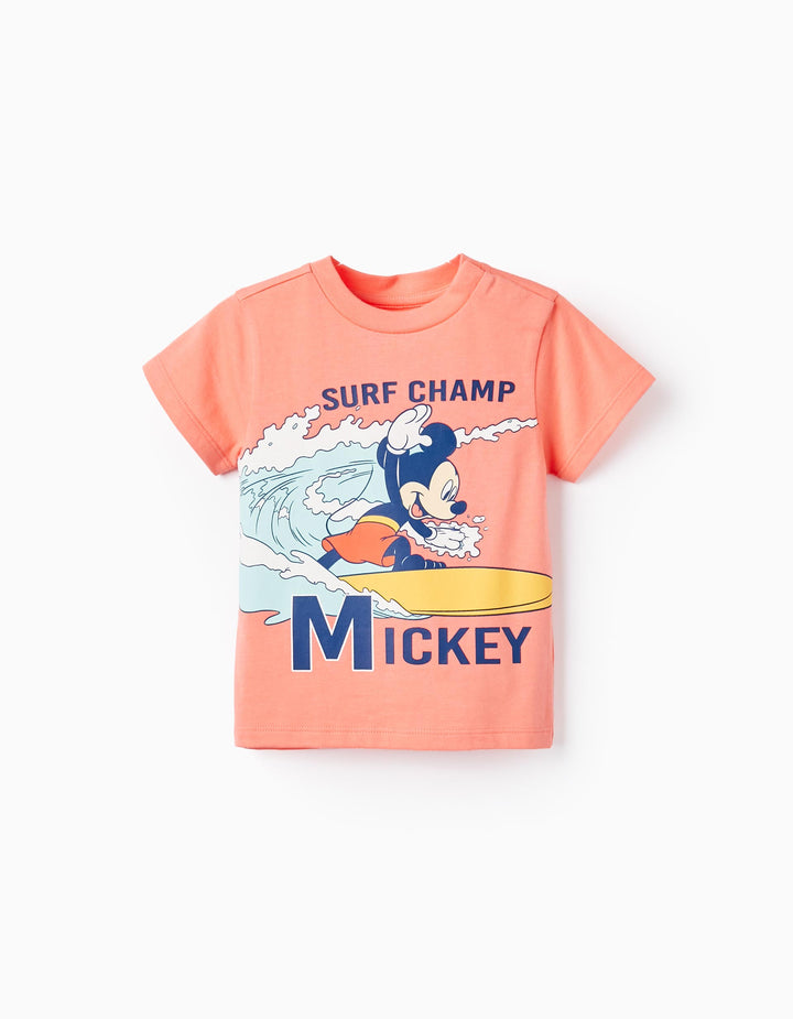 Camiseta Mickey Mouse surf champ