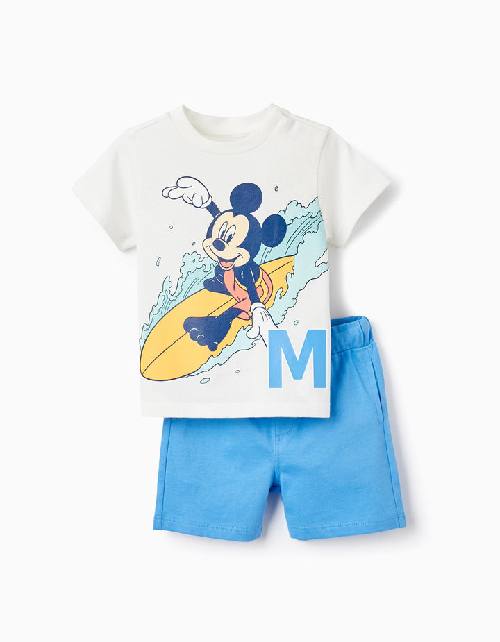 Conjunto camiseta y pantalon Mickey Mouse surfero