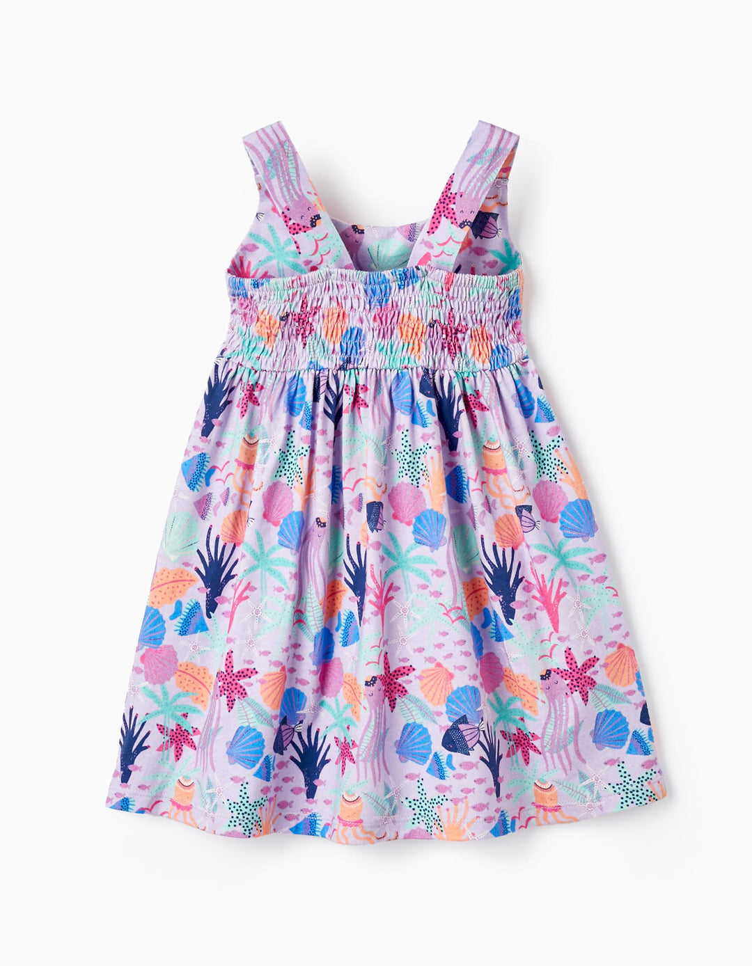 Vestido con diadema Conchas