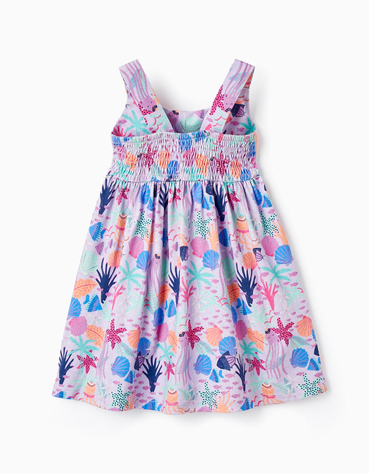 Vestido con diadema Conchas