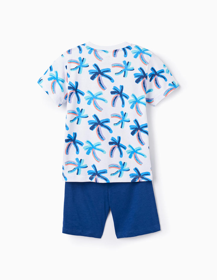 Conjunto camiseta pantalon palmeras