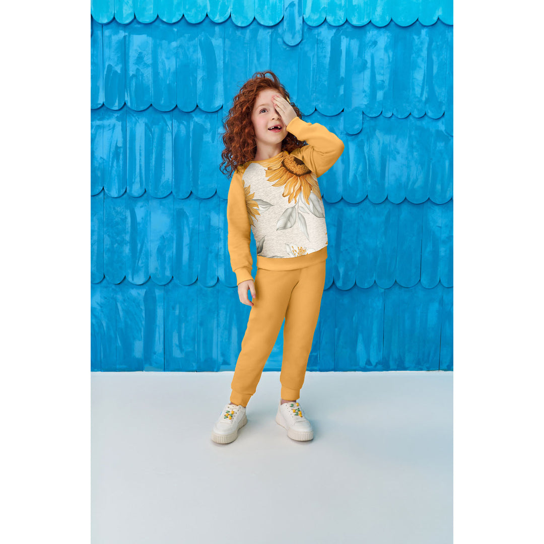 conjunto sudadera pantalon girasol