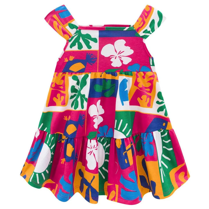 Vestido Infantil Nanai Media Malla