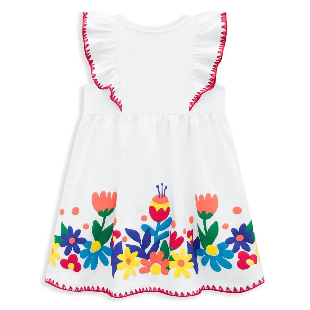Vestido Infantil flores Nanai Algodón