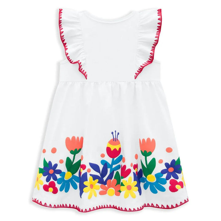 Vestido Infantil flores Nanai Algodón