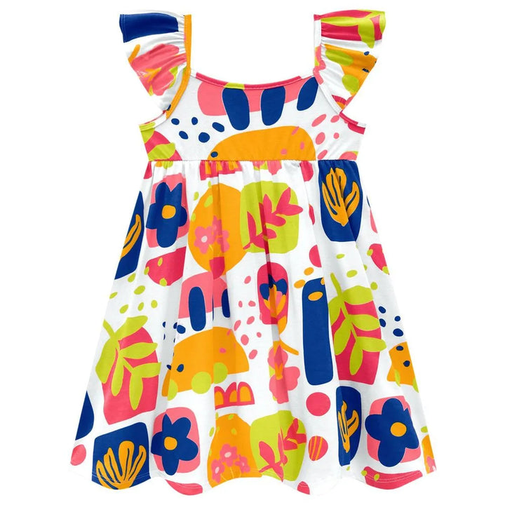 Vestido Infantil Nanai  estampado Algodón