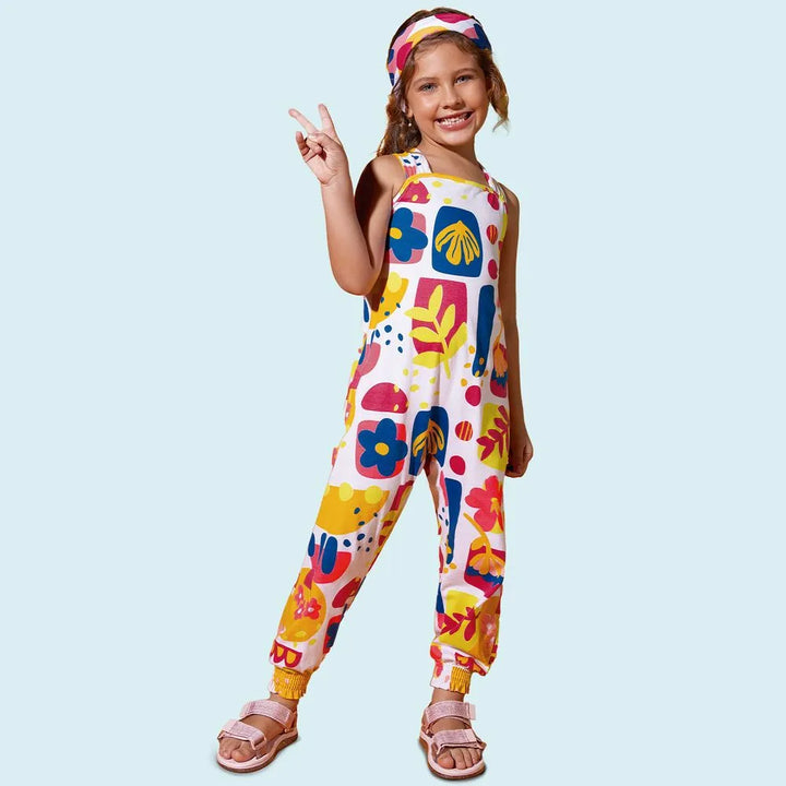 Mono infantil Nanai estampado media malla