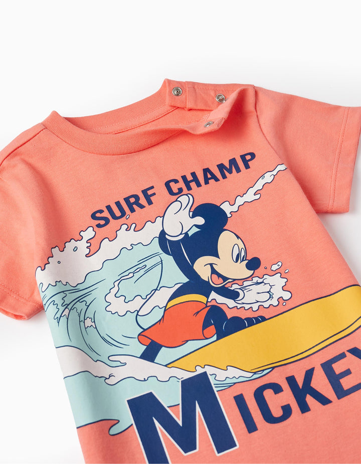 Camiseta Mickey Mouse surf champ