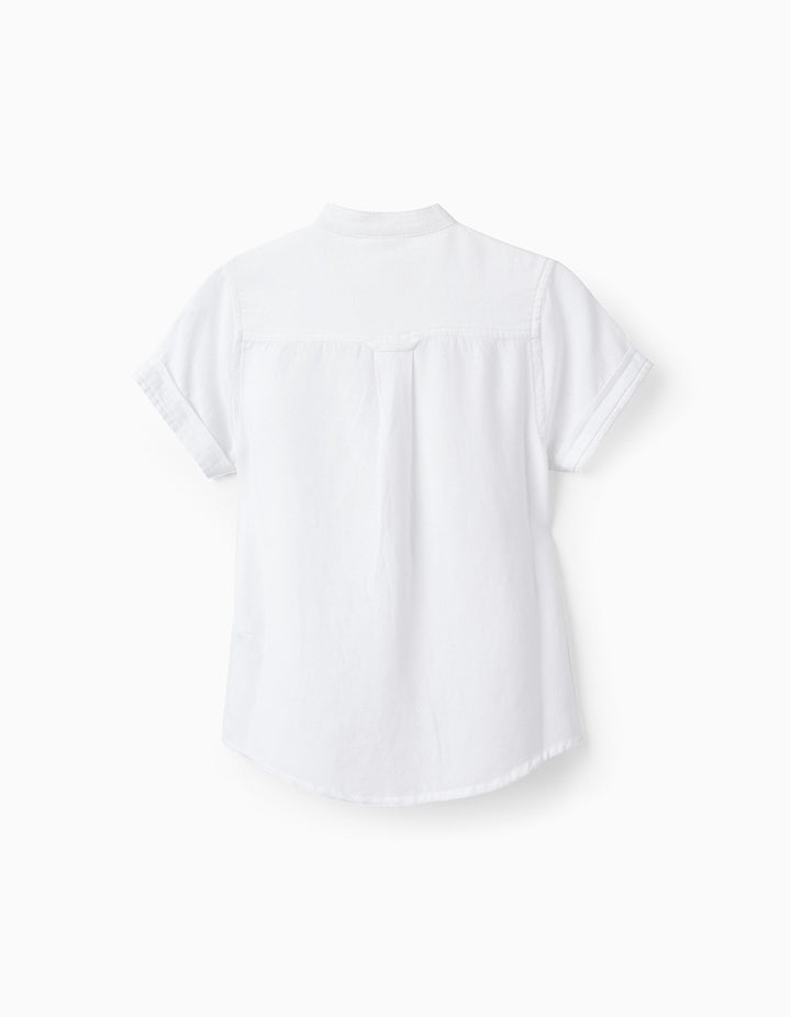 Camisa Cuello Mao Bebé