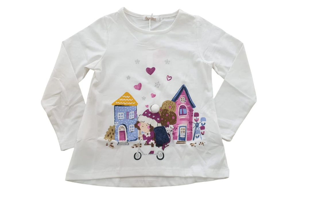 Conjunto camiseta legging fino girls