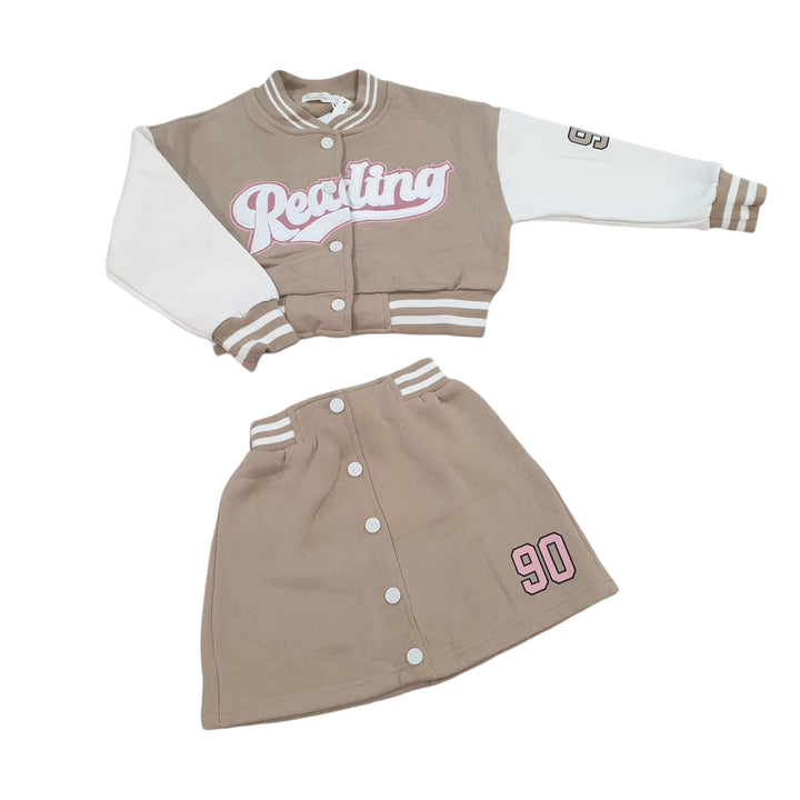 Conjunto sudadera falda reading