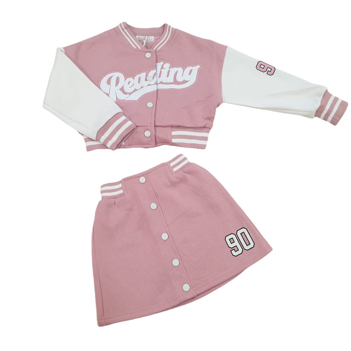 Conjunto sudadera falda reading