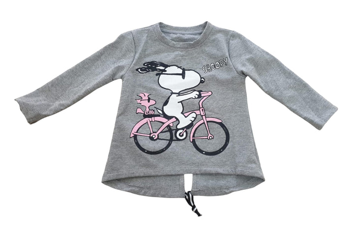 Conjunto algodon perchado camiseta pantalon snoopy