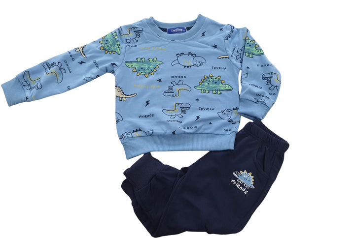 Conjunto sudadera pantalon dinosaurios