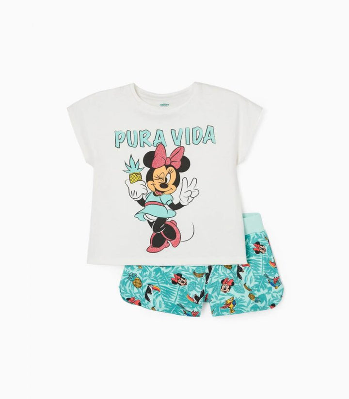 Conjunto Camiseta Pantalon Minnie Pura Vida Zippy