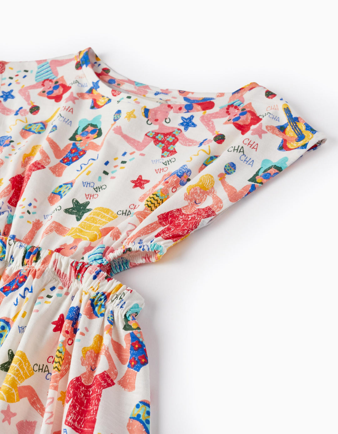 Vestido de algodon cha cha cha