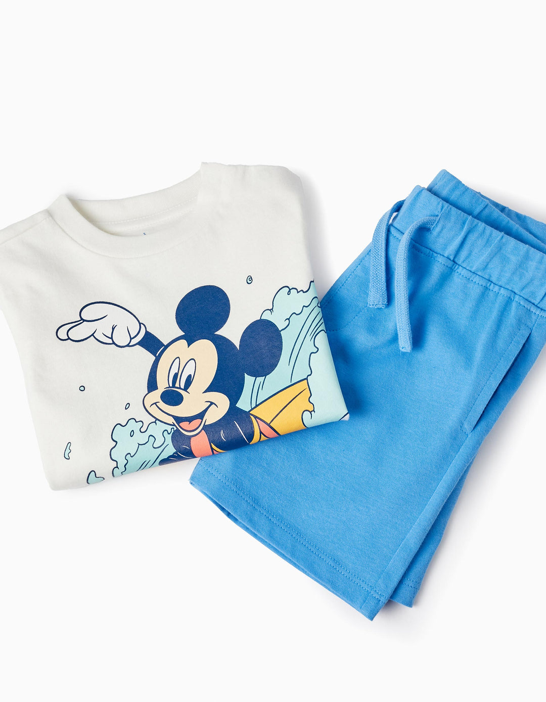 Conjunto camiseta y pantalon Mickey Mouse surfero