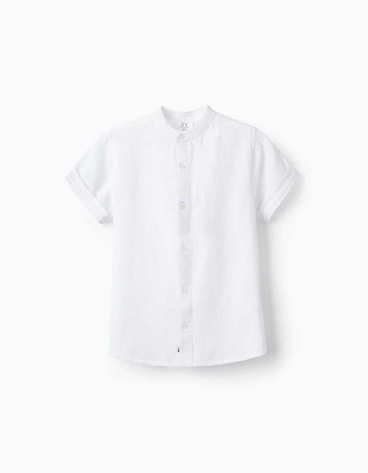 Camisa Cuello Mao Bebé