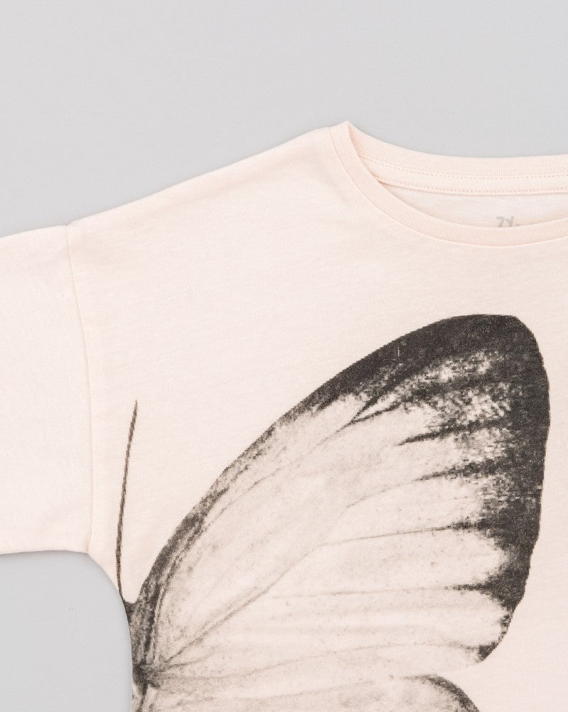 camiseta  mariposa  niña zippy