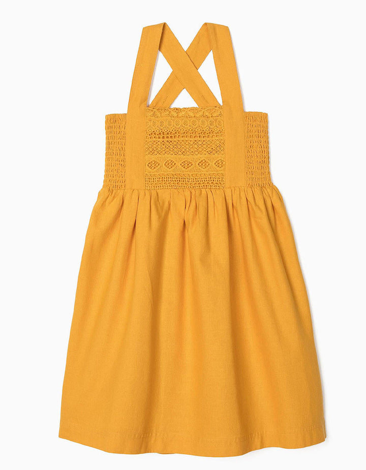 Vestido Zippy Dress Ss Linen