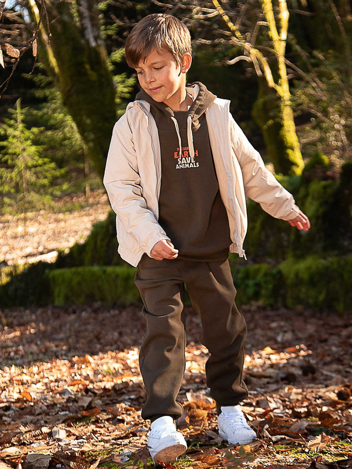 Sudadera algodon animals niño