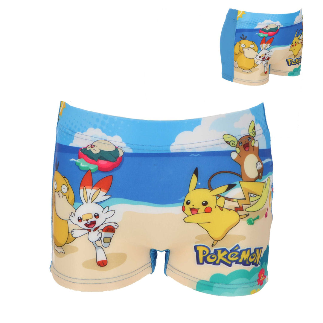 Bañador boxer pokemon niño